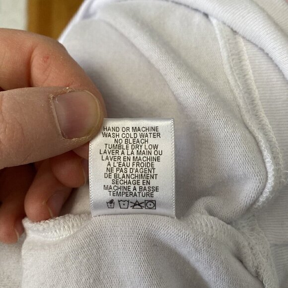 Wildfox Game Day Top Shirt White Pink XS Pullover - Picture 10 of 10